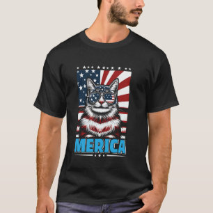 Turkish Van MERICA Cat Owner Turkish Van Cat Lover T-Shirt