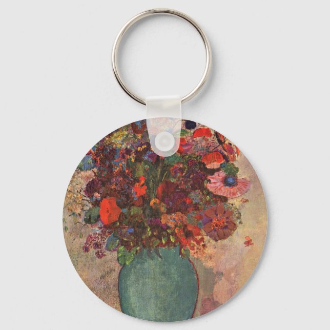 Turkish Vase by Bertrand-Jean Redon Keychain (Front)