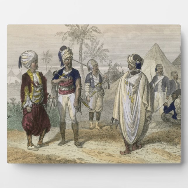 Turkish Volunteers' Camp, from 'Constantinople and Plaque (Front)