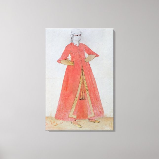 Turkish Woman Canvas Print (Front)