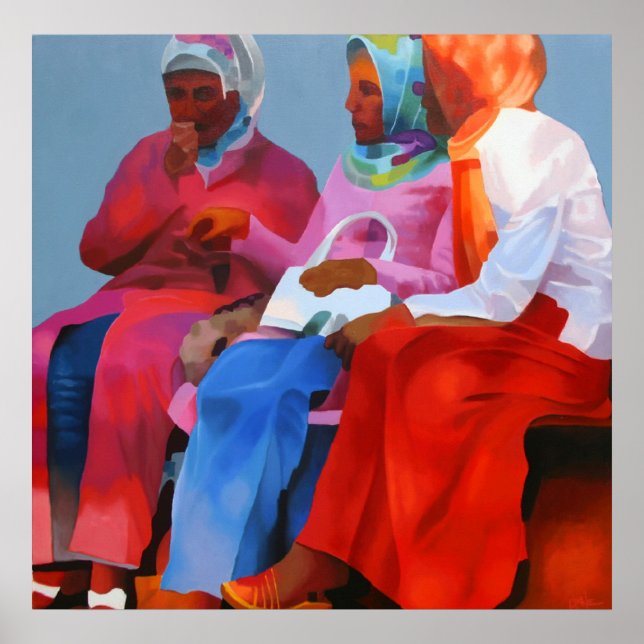 Turkish women in Istanbul Poster (Front)