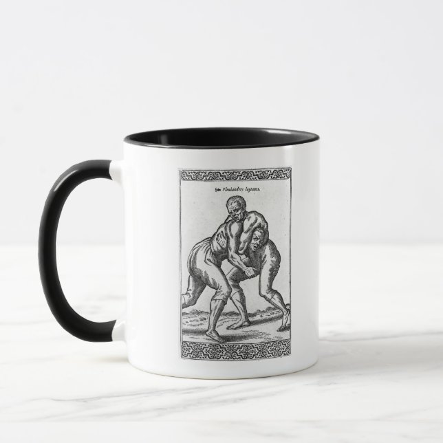 Turkish Wrestlers Mug (Left)
