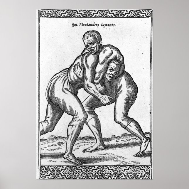 Turkish Wrestlers Poster (Front)