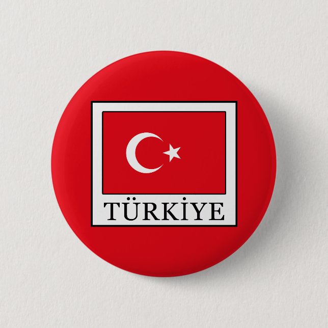 Türkiye 2 Inch Round Button (Front)