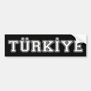 Türkiye Bumper Sticker