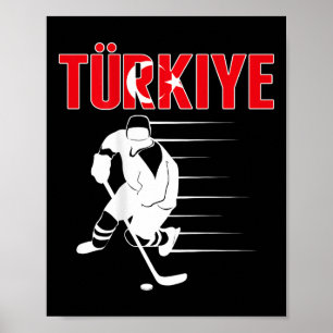 Turkiye Ice Hockey Lovers Jersey - Turkish Hockey Poster