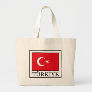 Türkiye Large Tote Bag