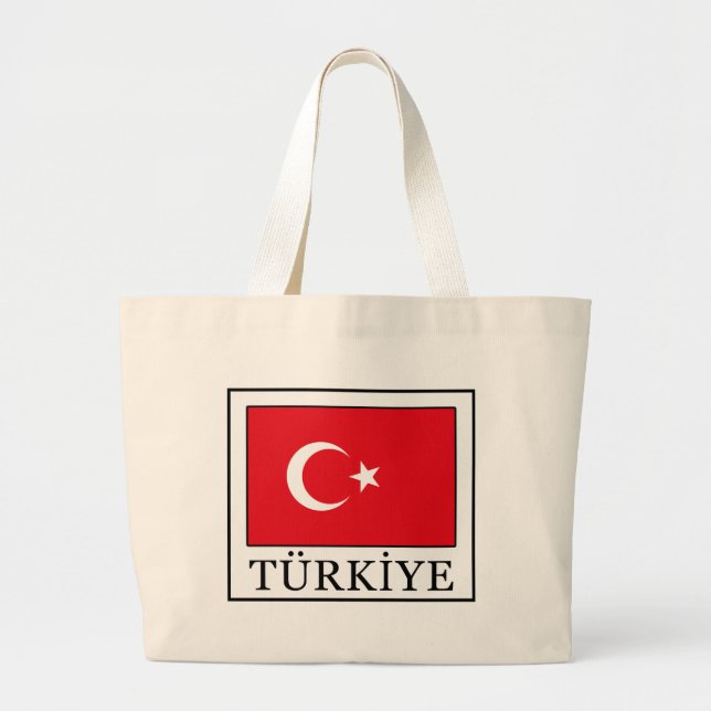 Türkiye Large Tote Bag (Front)