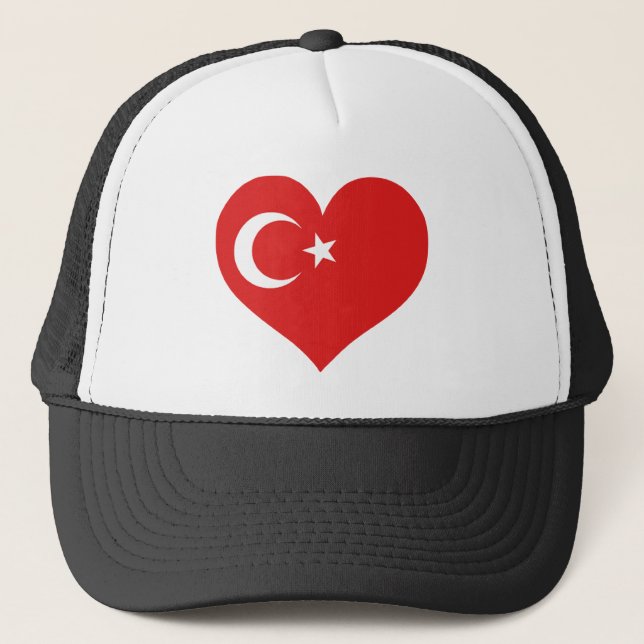 Turkiye Love Trucker Hat (Front)