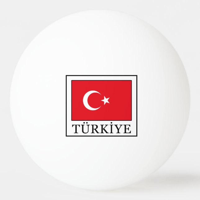 Türkiye Ping Pong Ball (Front)