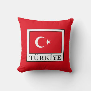 Türkiye Throw Pillow