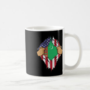 Turkmen Flag Turkmenistan Men Women Kids Gift  Coffee Mug