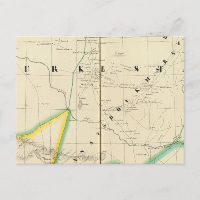 Turkmenistan Asia 54 Postcard (Front)