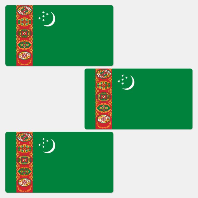 Turkmenistan Flag (Group)