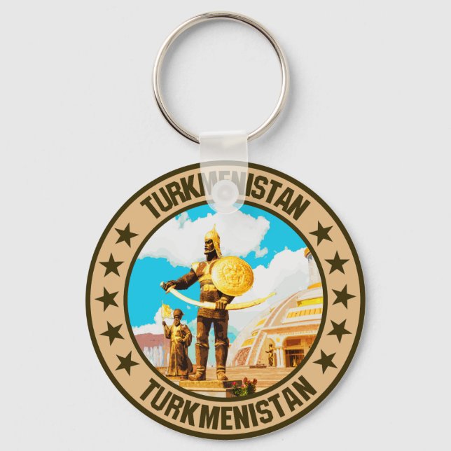 Turkmenistan                                       keychain (Front)