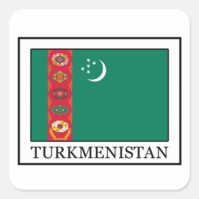 Turkmenistan sticker (Front)