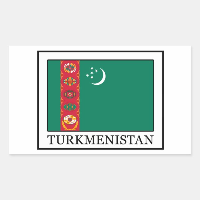 Turkmenistan sticker (Front)