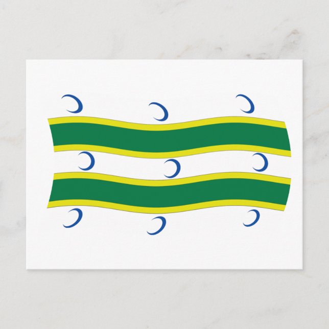 Turkmens Flag Postcard (Front)