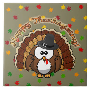 turkowl gifts for all for Thanksgiving Tile