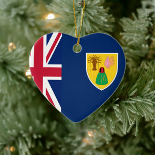 Turks and Caicos Ceramic Ornament