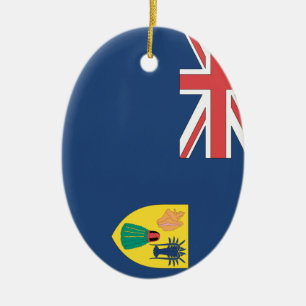 Turks and Caicos Ceramic Ornament