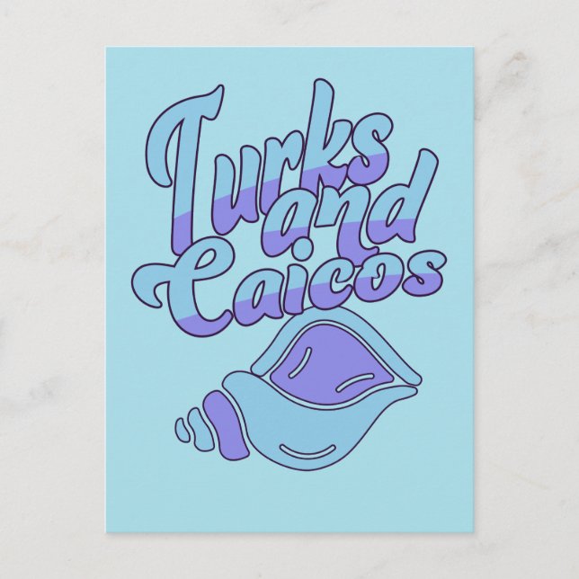 Turks and Caicos Conch Postcard (Front)