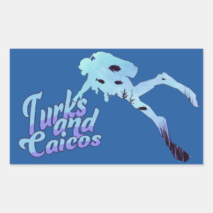 Turks and Caicos Diving Sticker