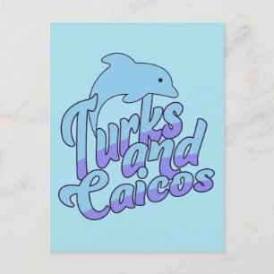 Turks and Caicos Dolphin Postcard