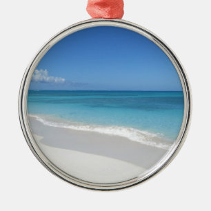 Turks and Caicos Dream Beach Metal Ornament