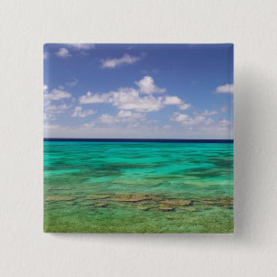 Turks and Caicos, Grand Turk Island, Cockburn 3 2 Inch Square Button