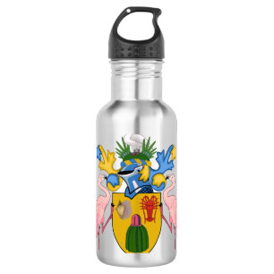 turks and caicos islands emblem 532 ml water bottle