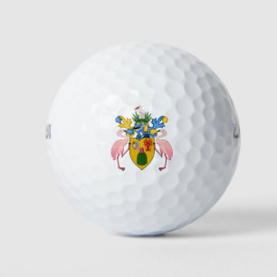 turks and caicos islands emblem golf balls