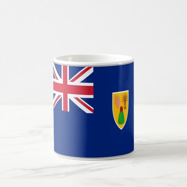 Turks and Caicos Islands - Flag - Coffee Mug (Center)