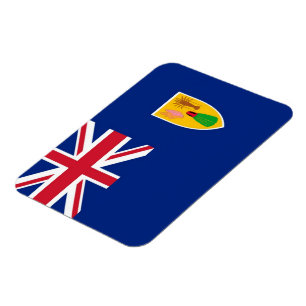 Turks and Caicos Islands - Flag - Magnet