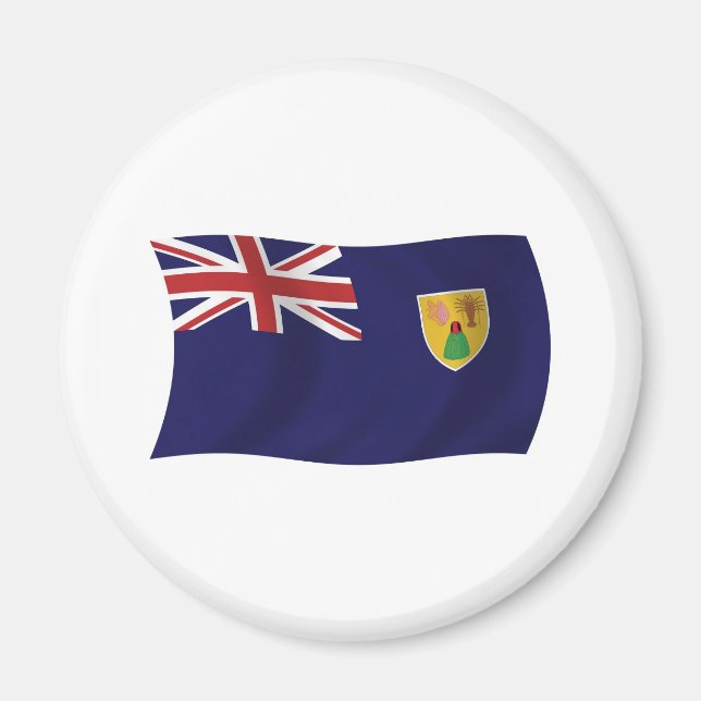Turks And Caicos Islands Flag Magnet (Front)