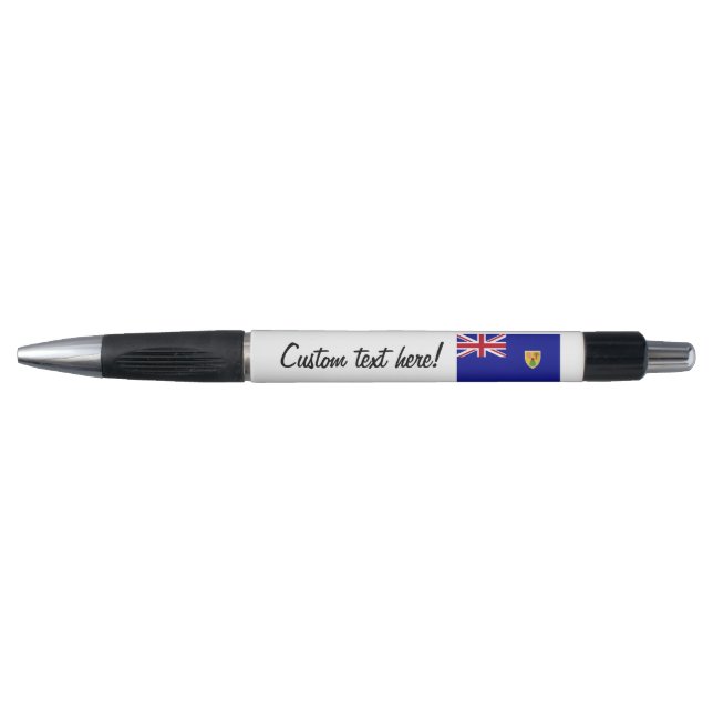 Turks and Caicos Islands Flag Pen (Front)
