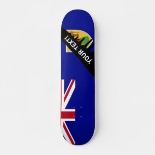 Turks and Caicos Islands Flag Skateboard