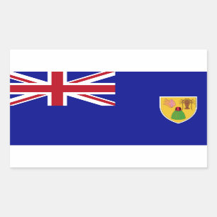 Turks and Caicos Islands Flag Sticker