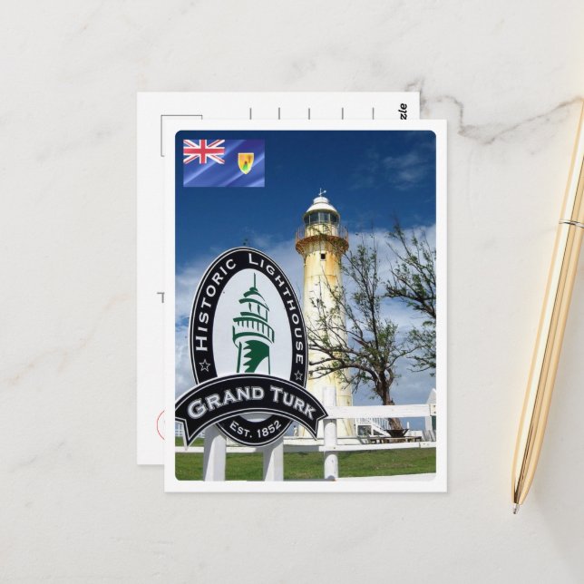 Turks and Caicos Islands - Gran Turk - Postcard (Front/Back In Situ)