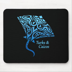 Turks And Caicos Islands Stingray Boys Girls Vacat Mouse Pad