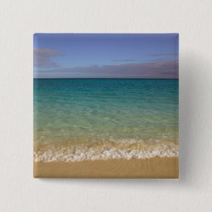 Turks and Caicos, Providenciales Island, Grace 2 Inch Square Button