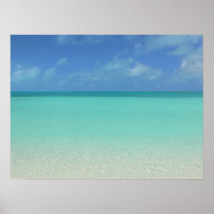 TURKS AND CAICOS SEASCAPE/SEA SAND AND SKY POSTER