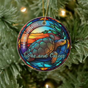 Turks and Caicos Vacation Souvenir Ceramic Ornament