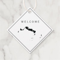 Turks and Caicos Wedding Welcome Bag Gift Tag