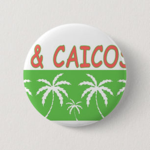 Turks & Caicos 2 Inch Round Button