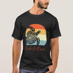 Turks Caicos Caribbean Sea Turtle Vacation T-Shirt