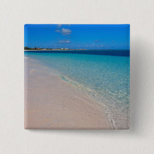 Turks & Caicos Club, Providenciales, Turks & 2 Inch Square Button