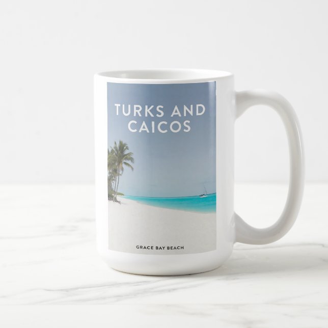 Turks Caicos Grace Bay Dream Coffee Mug (Right)