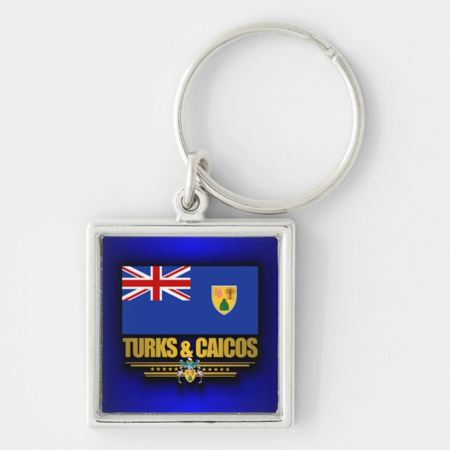 Turks & Caicos Pride Keychain (Front)
