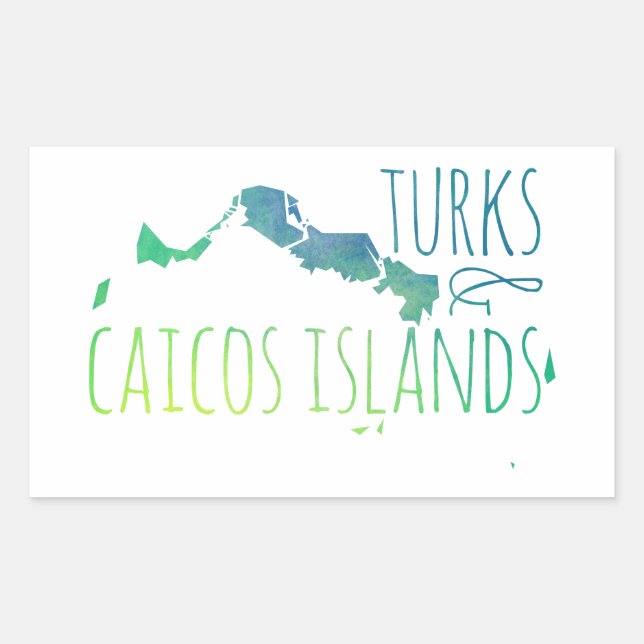 Turks & Caicos Sticker (Front)